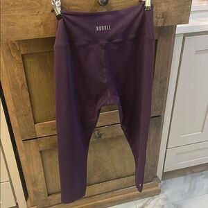 NOBULL Purple Leggings High Waist Athletic Wear